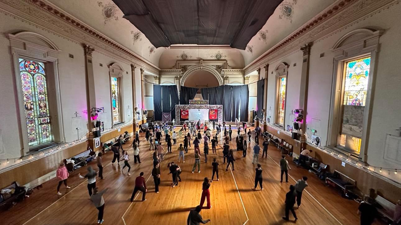 Church venue interior details